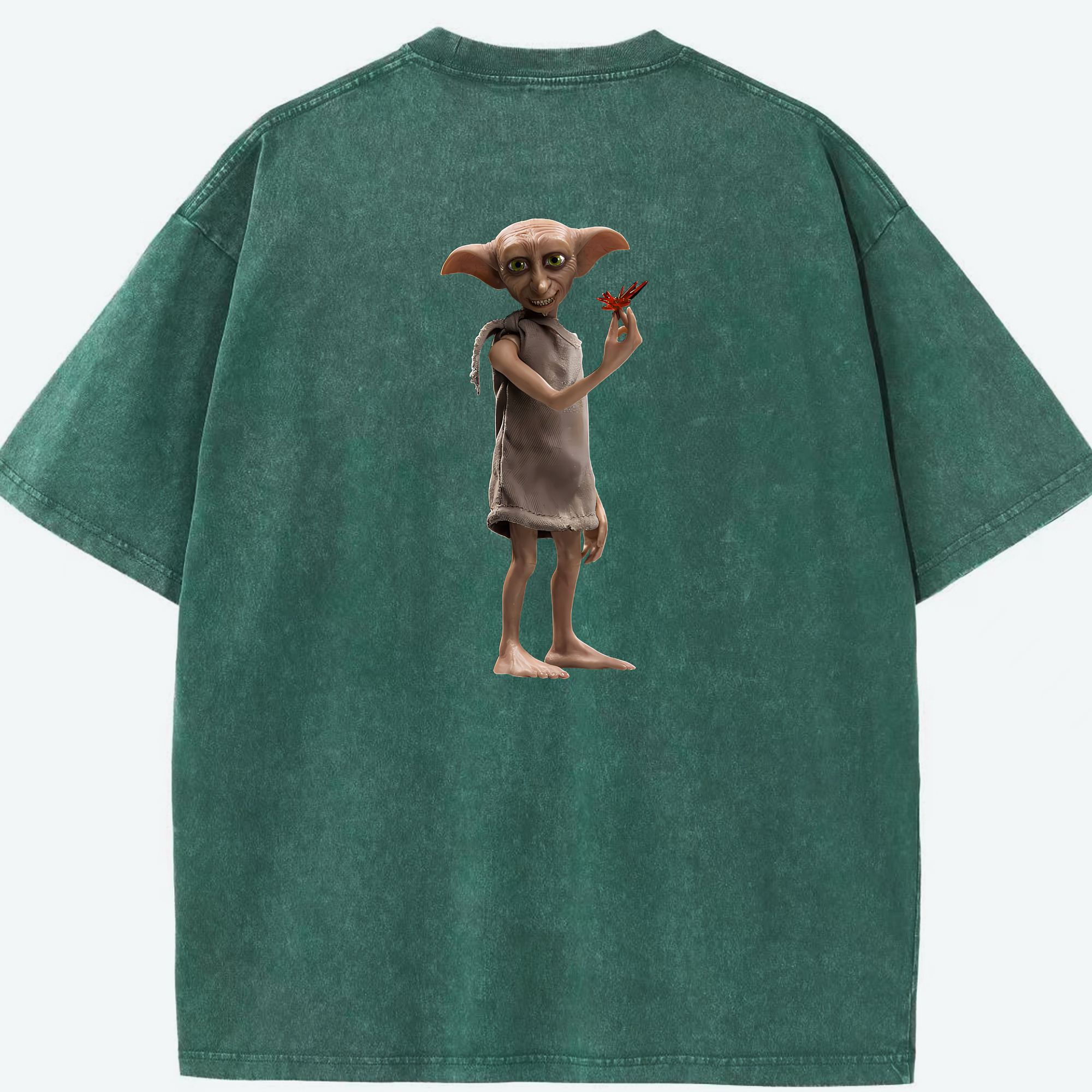 （画像用） Harry Potter ハリー・ポッターシリーズ 綿100% ヴィンテージ風 半袖Tシャツ（背面プリント）